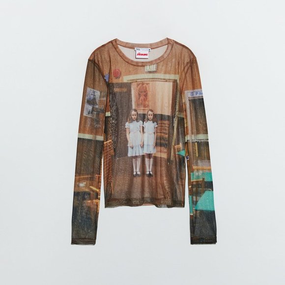 Zara Tops - ZARA Warner Bros. The Shining Sheer Long Sleeve Shirt